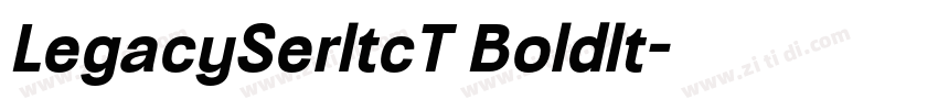 LegacySerltcT Boldlt字体转换